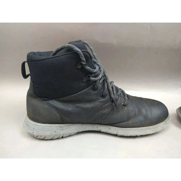 Bogs Spruce Hiker Men\'s 10.5 Hiking Boots Weatherproof Leather Black Shoes 72756 main image 4